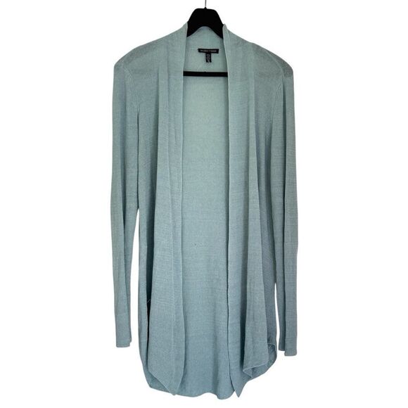 Eileen Fisher Light Blue Open Front Linen Cardigan Size Small - Picture 1 of 4